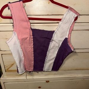 Multicolored top